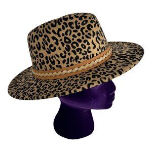 Cheetah Print Fedora‎ Hat